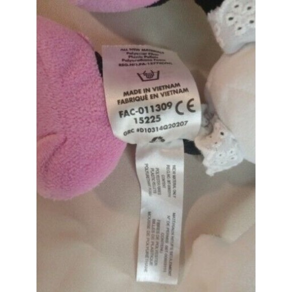 Walt Disney Just Play Minnie Mouse pink polka dot plush 10" T8 - Picture 4 of 5